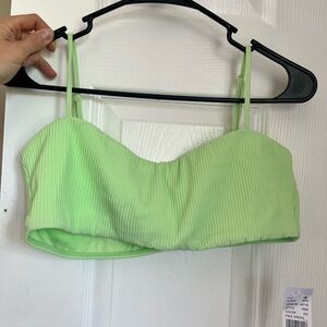 Brand new lime green PAC SUN bikini top